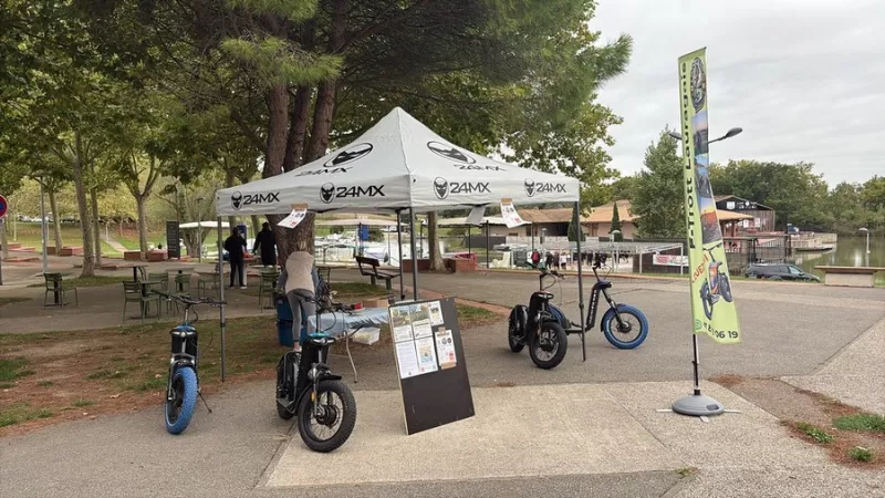 Location de trottinettes électriques pour sortie en famille, Toulouse, E-TROTT LAURAGAIS