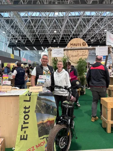 E Trott Lauragais était présent au salon du tourisme au MEET de Toulouse, Toulouse, E-TROTT LAURAGAIS