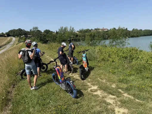 Une randonnée en trottinette électrique, à la découverte du Lauragais, Toulouse, E-TROTT LAURAGAIS