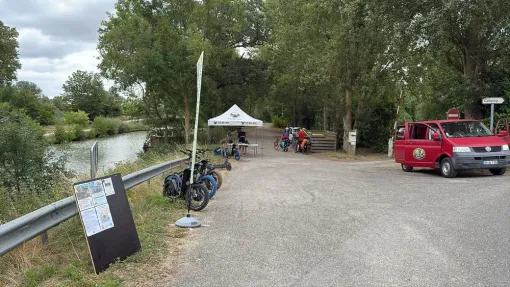 Parcours détente en trottinette au bord du canal du midi, Toulouse, E-TROTT LAURAGAIS