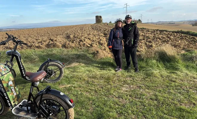 Petite balade en trottinette ZOSH dans la campagne Lauragaise, Toulouse, E-TROTT LAURAGAIS
